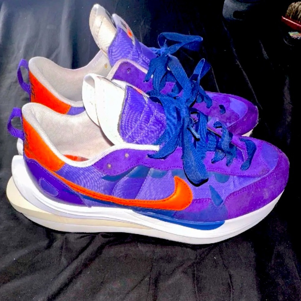 Stylish Purple and Orange Women's Sneakers